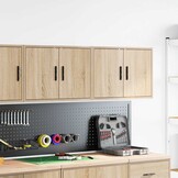 VidaXL Garagewandkasten Sonoma Eikenhout 2 Stuks - 59% Korting!