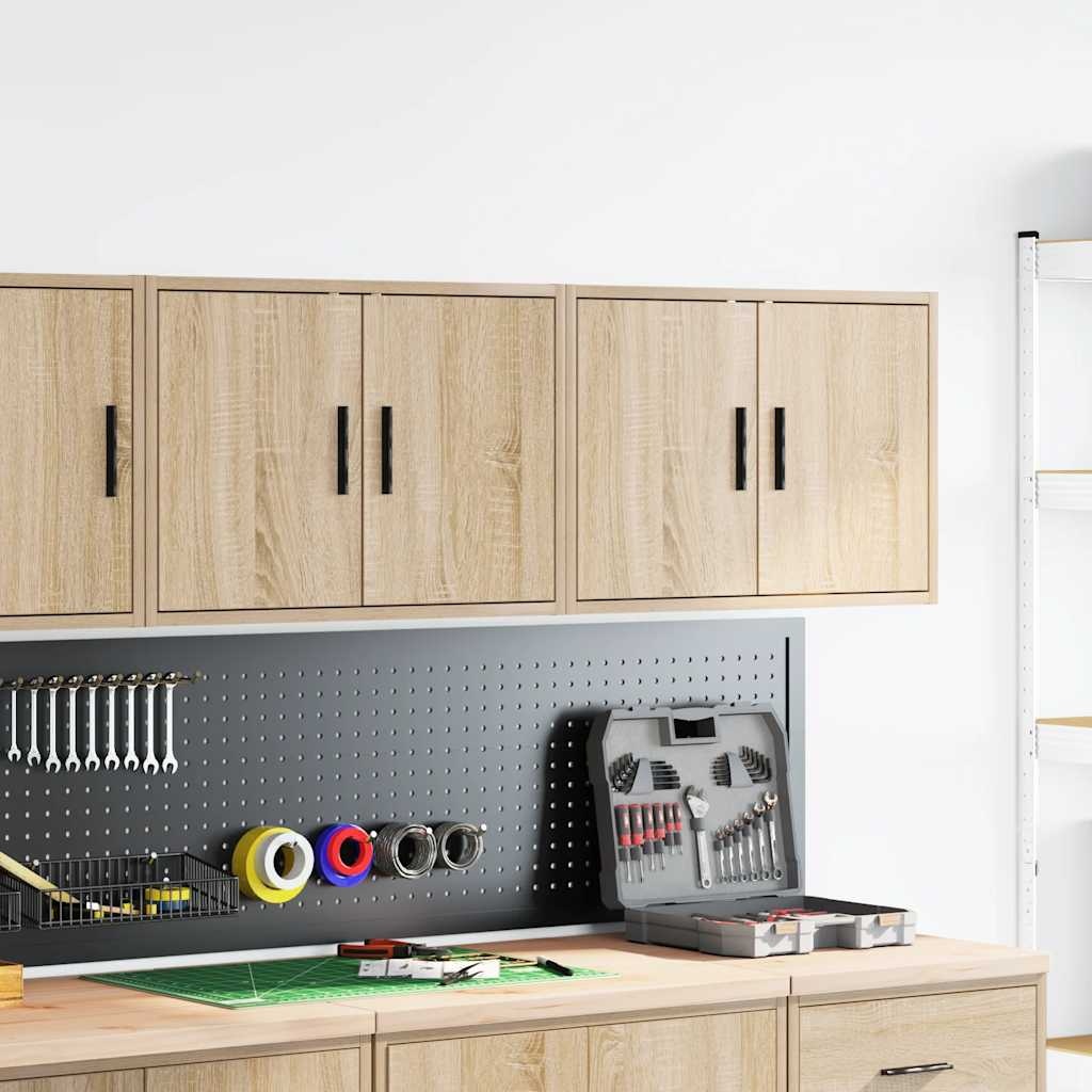 VidaXL Garagewandkasten Sonoma Eikenhout 2 Stuks - 59% Korting!