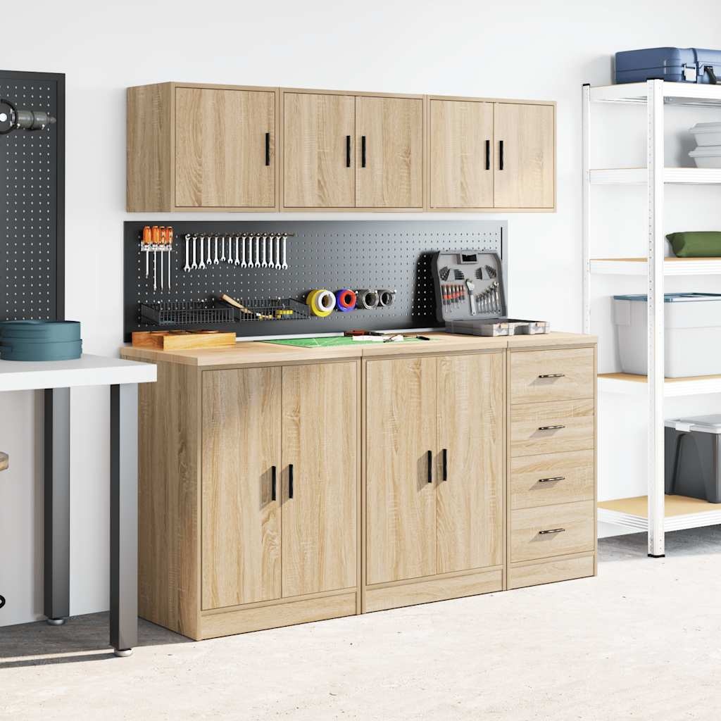 VidaXL Garagewandkasten Sonoma Eikenhout 2 Stuks - 59% Korting!