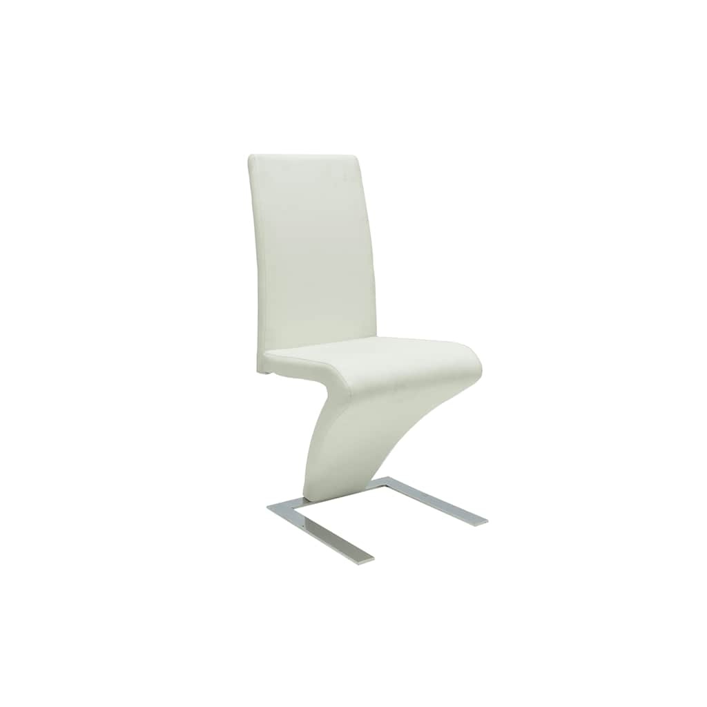 Eetkamerstoelen Kunstleer Wit - 2 stuks - 35% Korting