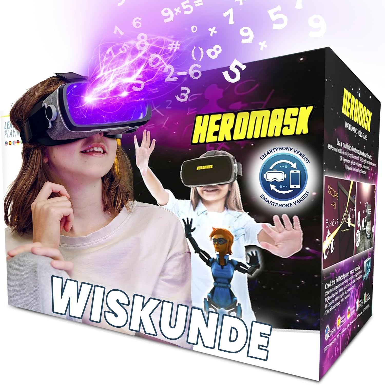 Heromask VR-bril Kinderen: Wiskunde leren in 3D - 34% Korting