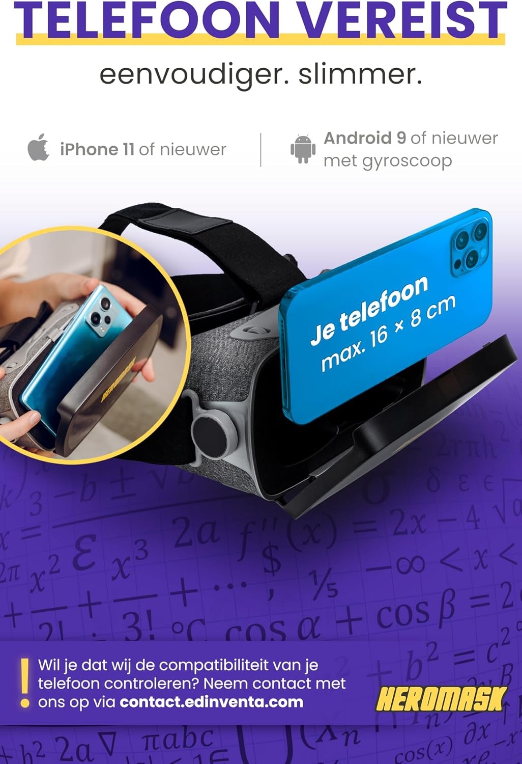 Heromask VR-bril Kinderen: Wiskunde leren in 3D - 34% Korting