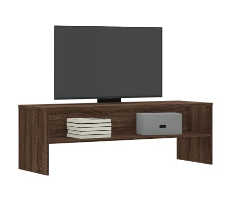 TV-meubel 120x40x40 cm Bruin Eiken Bewerkt Hout - 34% Korting