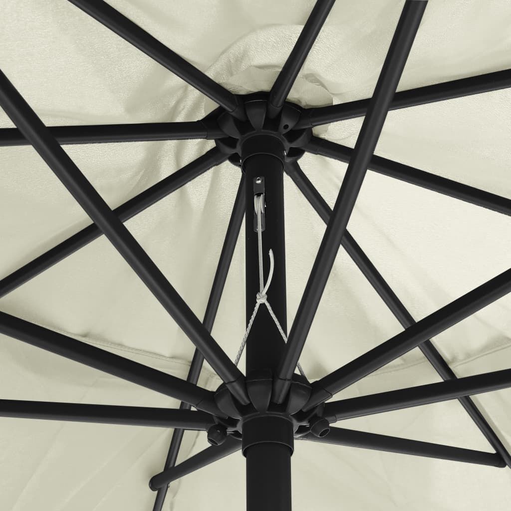 Parasol Zandwit - 390 cm Ø - 34% Korting