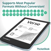 PocketBook Verse E-Reader 6" Blauw - 35% Korting