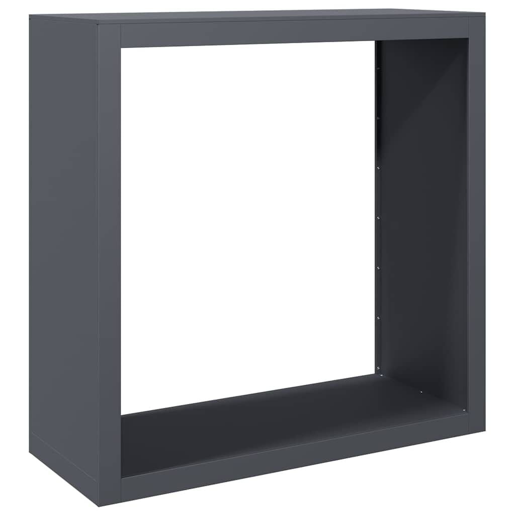 vidaXL Haardhoutrek Staal Antraciet 100x40x100 cm (35% korting)