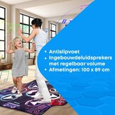 NK Dansmat met Bluetooth 5.0 - 100x89cm - 34% Korting
