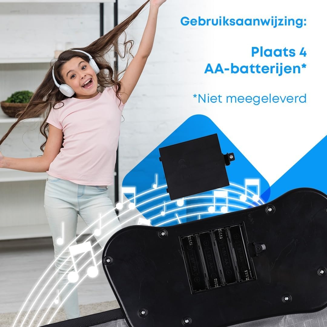 NK Dansmat met Bluetooth 5.0 - 100x89cm - 34% Korting