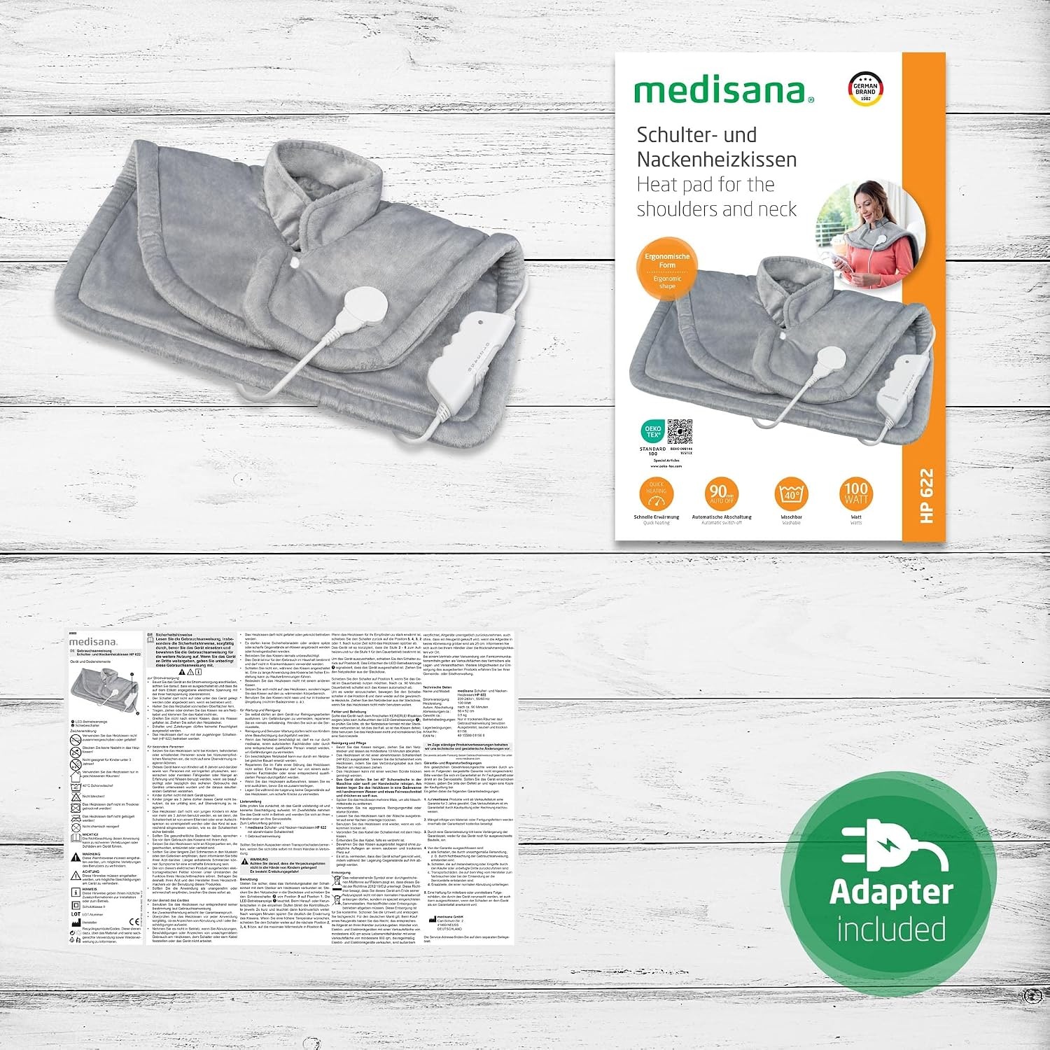 Medisana HP 622 Verwarmingscape Schouder - 6 standen - 33% korting