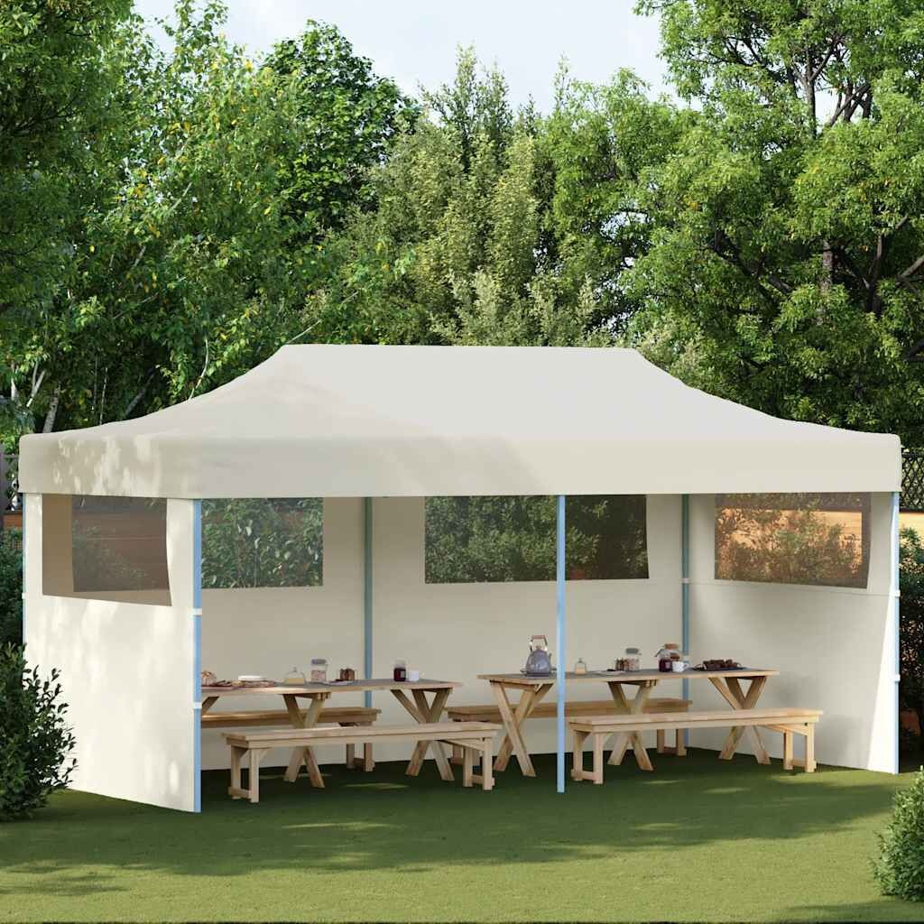 vidaXL Pop-up Partytent 3x6m Crème - 55% Korting