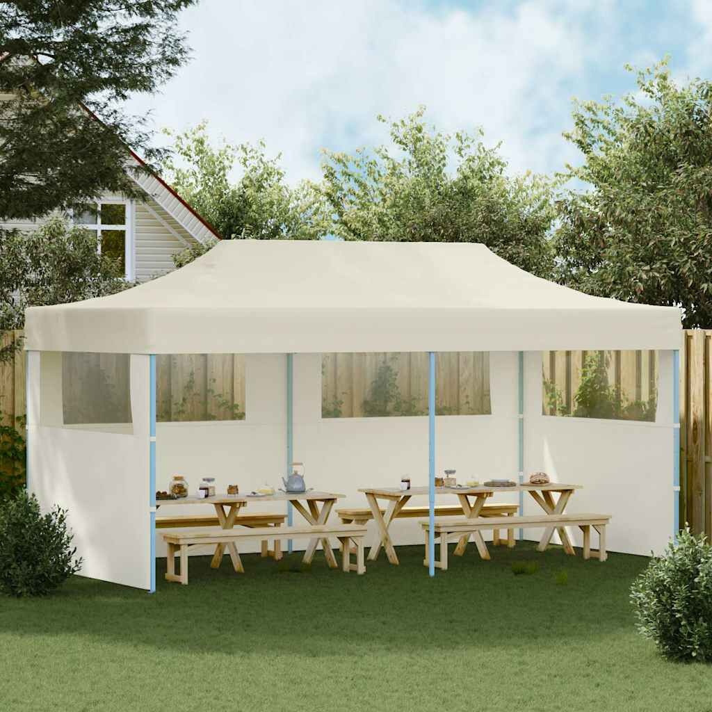 vidaXL Pop-up Partytent 3x6m Crème - 55% Korting