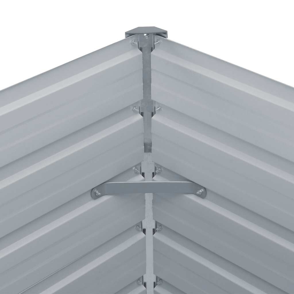 Verhoogde Plantenbak 160x80x45 cm Gegalvaniseerd Staal Bruin - 34% Korting