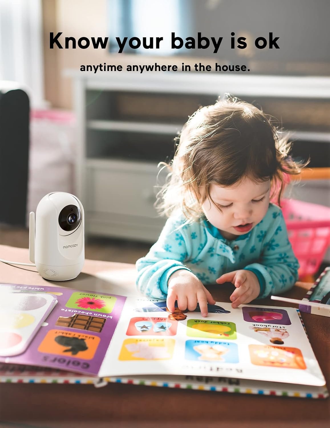 Momcozy Babyfooncamera BM01 HD 1080p met Nachtzicht & 2-weg Audio - 34% Korting