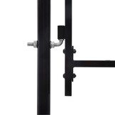 Dubbele Hekpoort Staal 300x150 cm Zwart - 35% Korting