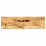 Mangohouten Tafelblad met Natuurlijke Rand 110x40cm - 34% Korting