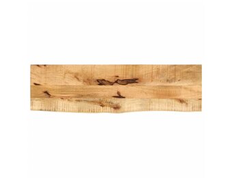 Mangohouten Tafelblad met Natuurlijke Rand 110x40cm - 34% Korting