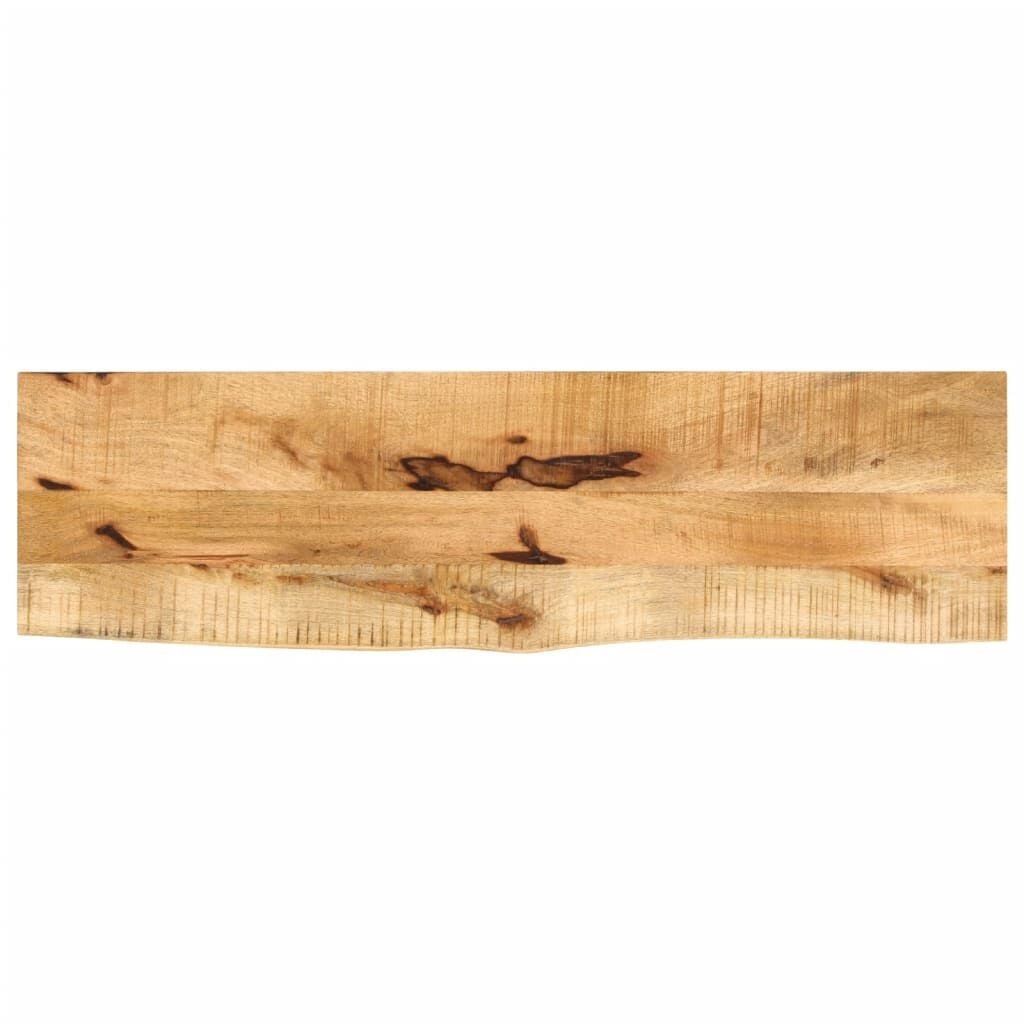 Mangohouten Tafelblad met Natuurlijke Rand 110x40cm - 34% Korting