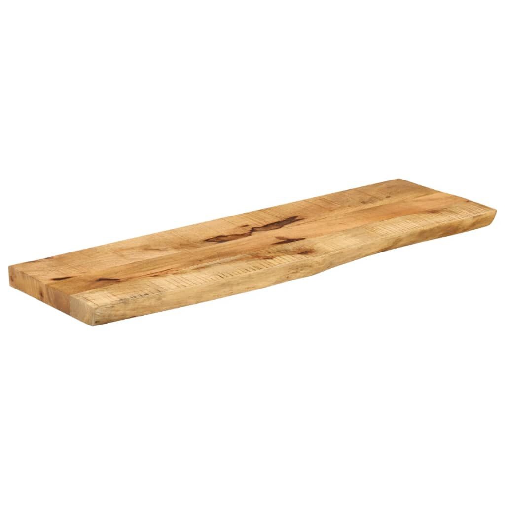 Mangohouten Tafelblad met Natuurlijke Rand 110x40cm - 34% Korting