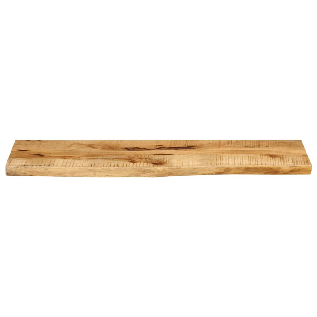 Mangohouten Tafelblad met Natuurlijke Rand 110x40cm - 34% Korting