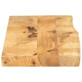 Mangohouten Tafelblad met Natuurlijke Rand 110x40cm - 34% Korting