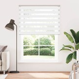 VidaXL Zebra Rolgordijn Wit 165x200 cm - 34% Korting