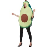 Avocado Kostuum Volwassenen - Groen met Capuchon - 28% Korting