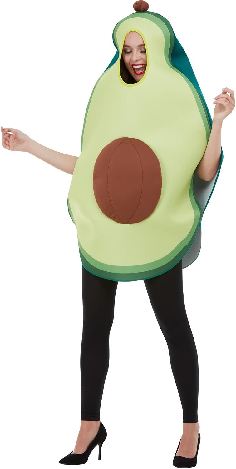 Avocado Kostuum Volwassenen - Groen met Capuchon - 28% Korting
