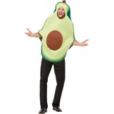 Avocado Kostuum Volwassenen - Groen met Capuchon - 28% Korting