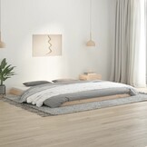 vidaXL Bedframe Grenenhout 200x200 cm - 34% Korting