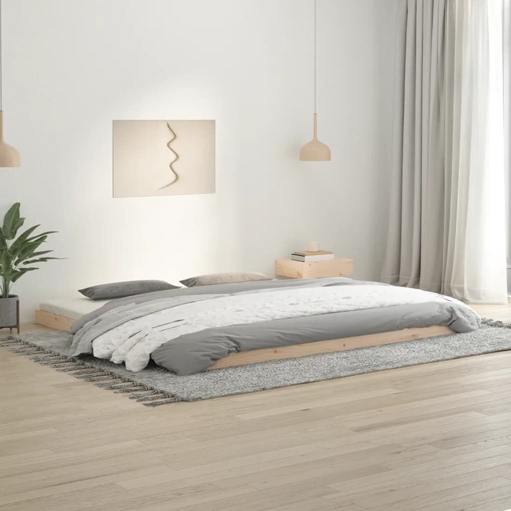 vidaXL Bedframe Grenenhout 200x200 cm - 34% Korting