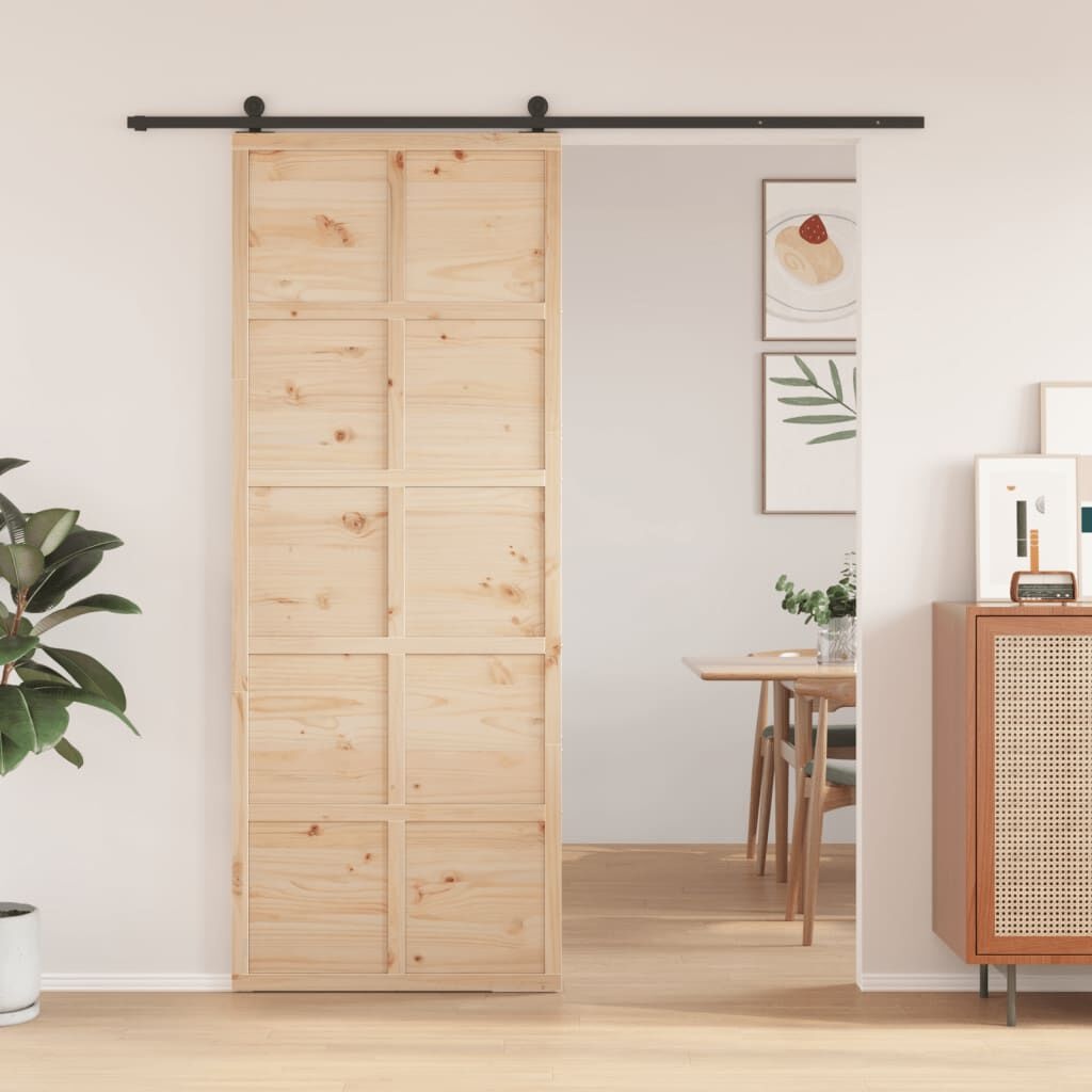 vidaXL Schuifdeur Grenenhout 80x208 cm - 34% Korting