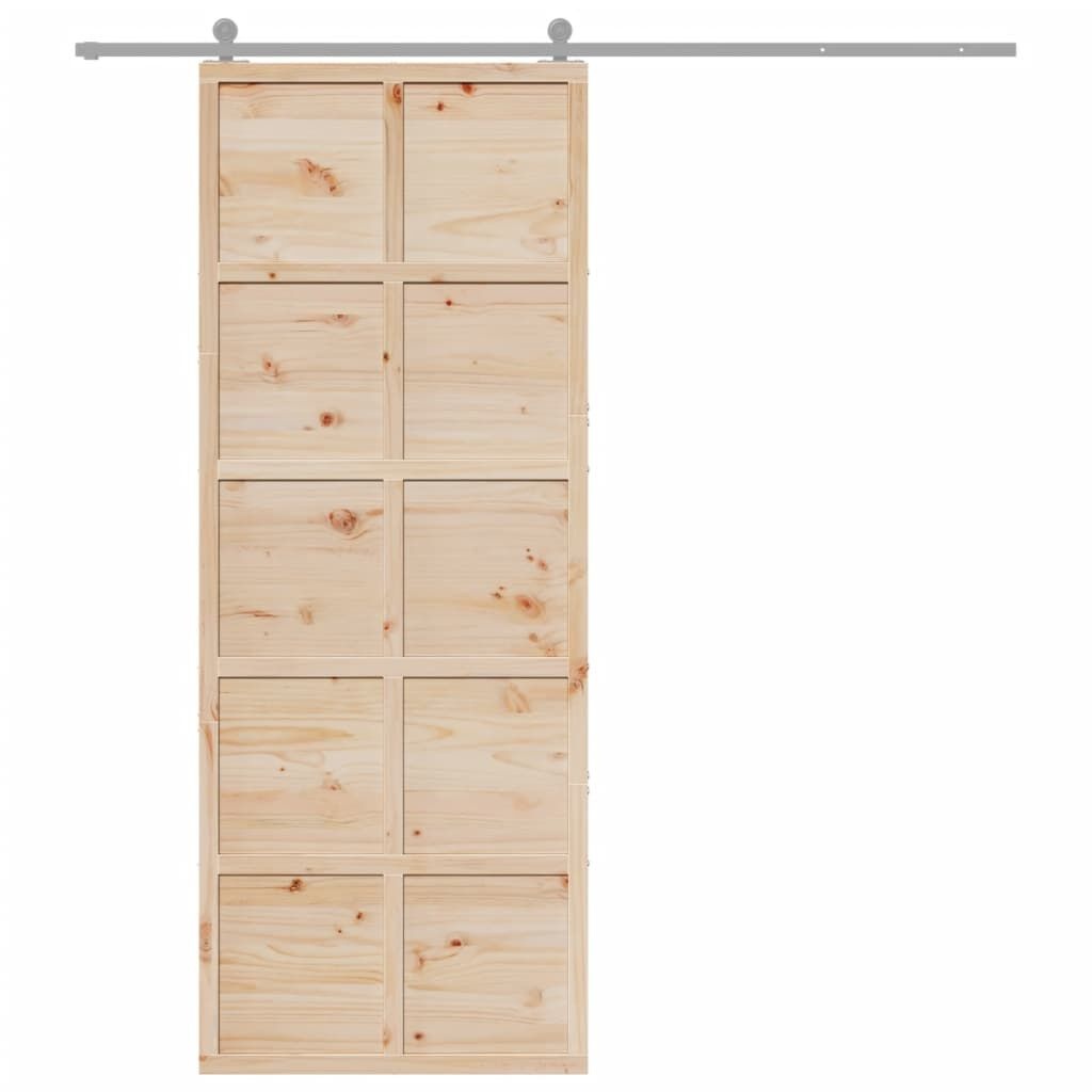 vidaXL Schuifdeur Grenenhout 80x208 cm - 34% Korting