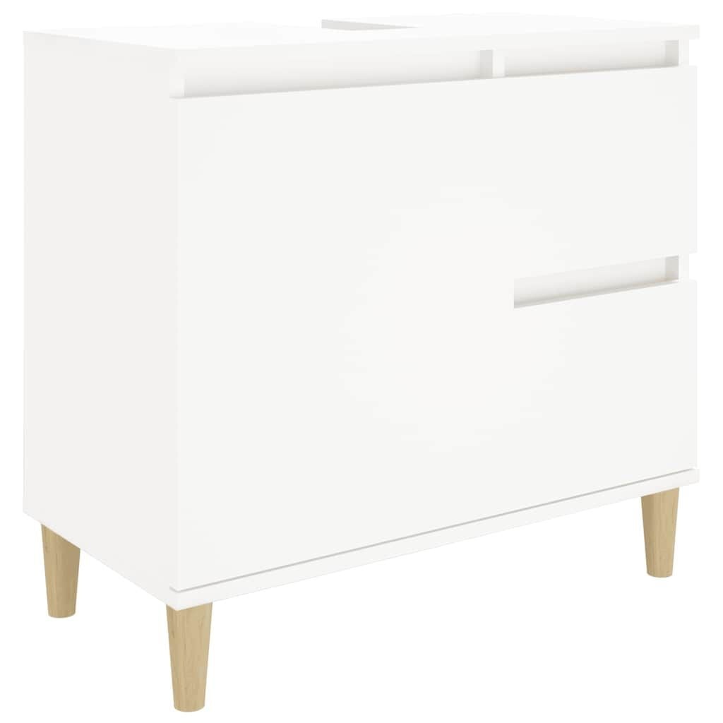 VidaXL Badkamerkast wit bewerkt hout - 65x33x60 cm - 34% korting