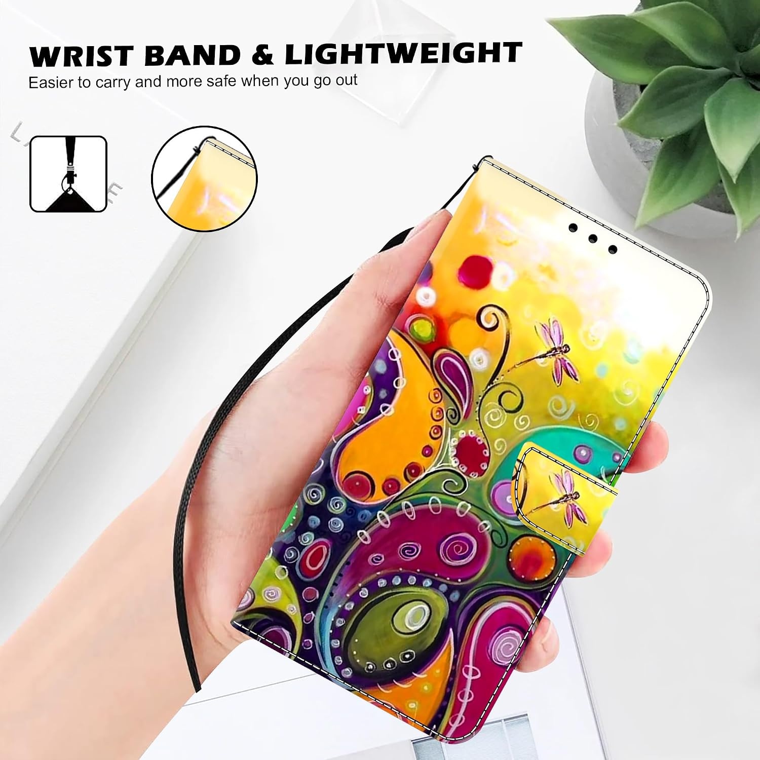 Flip Wallet Hoesje Xiaomi 14T Pro 5G - PU Leer, Kaarthouders, Standaard - Bloem & Rank (73% Korting)