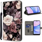 Flip Wallet Hoesje Xiaomi 14T Pro 5G - PU Leer, Kaarthouders, Standaard - Bloem & Rank (73% Korting)