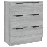 Dressoir 60x30x70 cm Bewerkt Hout Grijs Sonoma Eiken - 35% Korting