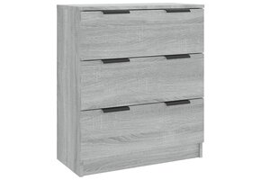 vidaXL Dressoir 60x30x70 cm Grijs Sonoma Eiken Hout - 41% Korting