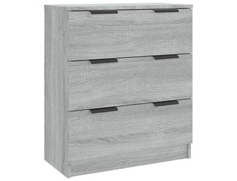 Dressoir 60x30x70 cm Bewerkt Hout Grijs Sonoma Eiken - 35% Korting