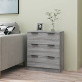 Dressoir 60x30x70 cm Bewerkt Hout Grijs Sonoma Eiken - 35% Korting