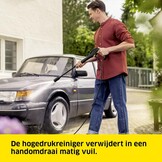 Kärcher hogedrukreiniger K 4 Classic Home, druk: max. 130 bar, afgifte: 420 l/u, oppervlakte: 30 m²/u, waterfilter, gewicht: 4,6 kg, hogedrukpistool, vuilfrees, straallans, thuiskit