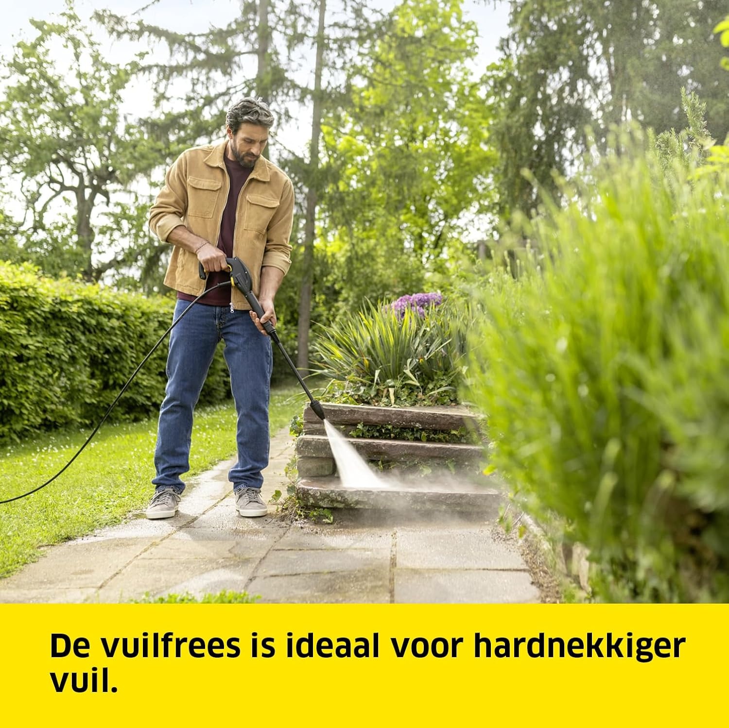 Kärcher hogedrukreiniger K 4 Classic Home, druk: max. 130 bar, afgifte: 420 l/u, oppervlakte: 30 m²/u, waterfilter, gewicht: 4,6 kg, hogedrukpistool, vuilfrees, straallans, thuiskit