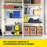 Kärcher hogedrukreiniger K 4 Classic Home, druk: max. 130 bar, afgifte: 420 l/u, oppervlakte: 30 m²/u, waterfilter, gewicht: 4,6 kg, hogedrukpistool, vuilfrees, straallans, thuiskit