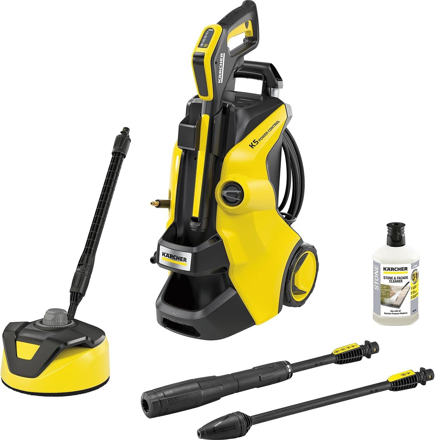Kärcher hogedrukreiniger K 5 Power Control Home, druk: max. 145 bar, wateropbrengst: 500 l/u, oppervlakte: 40 m²/u, waterfilter, gewicht: 13 kg, hogedrukpistool, vuilfrees, spuitlans, Home Kit