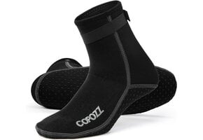 Duiksokken Neopreen 3mm voor Volwassenen | Watersport Zwemmen Snorkelen Duiken | Warmtebehoud & Bescherming