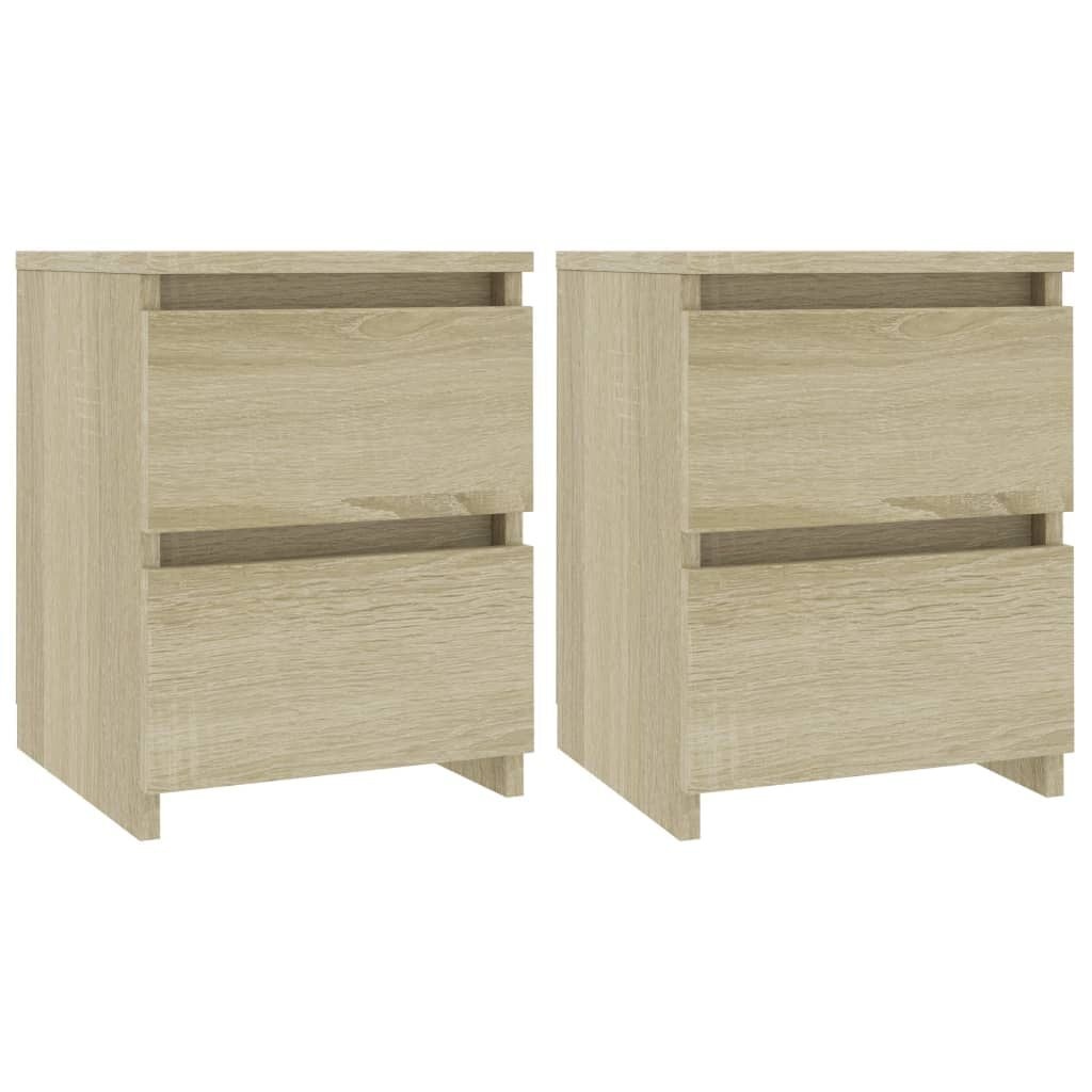 Nachtkastjes Sonoma Eiken (2 stuks) - 30x30x40 cm