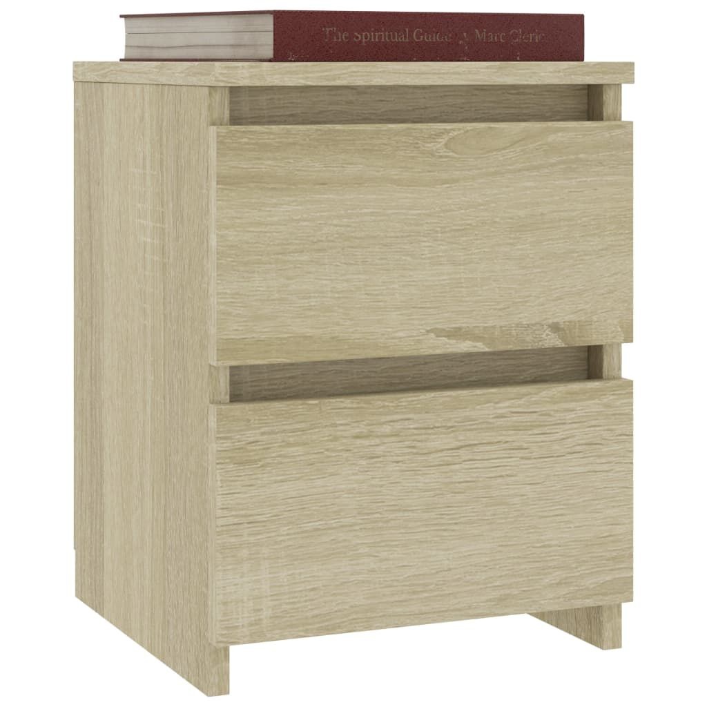 Nachtkastjes Sonoma Eiken (2 stuks) - 30x30x40 cm