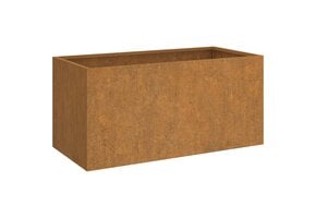 vidaXL Plantenbak 62x30x29 cm cortenstaal