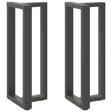 vidaXL Bartafelpoten 2 st T-vormig Staal Antraciet - 35% Korting
