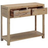 Wandtafel Massief Acaciahout 82x33x73 cm - 34% Korting