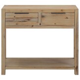 Wandtafel Massief Acaciahout 82x33x73 cm - 34% Korting